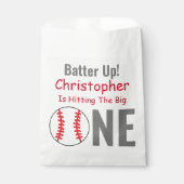 Batter omhoog! Baseball 1e verjaardag Bedankzakje (Voorkant)