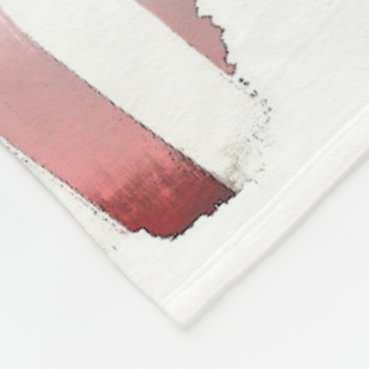 Batter omhoog! - Baseball Player en US Flag Fleece Deken (Hoek)