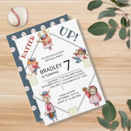 Batter omhoog! Baseball Sportjongens Birthday Kaart