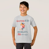 Batter omhoog! Honkbal Sport Verjaardag Gast van E T-shirt (Voorkant volledig)