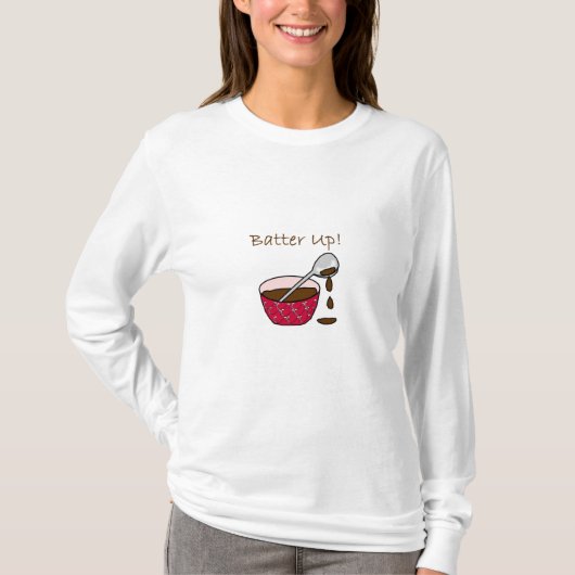 Batter omhoog t-shirt (Voorkant)