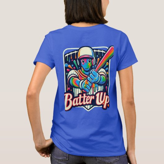 Batter omhoog t-shirt (Achterkant)