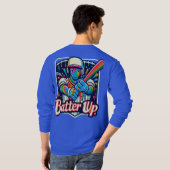 Batter omhoog t-shirt (Achterkant volledig)