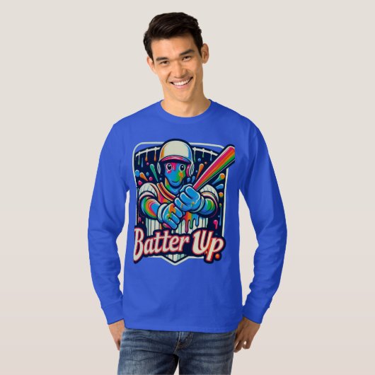 Batter omhoog t-shirt (Voorkant volledig)