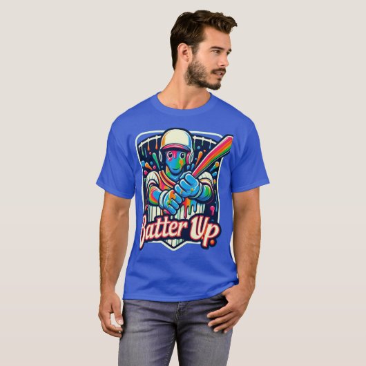 Batter omhoog t-shirt (Voorkant volledig)