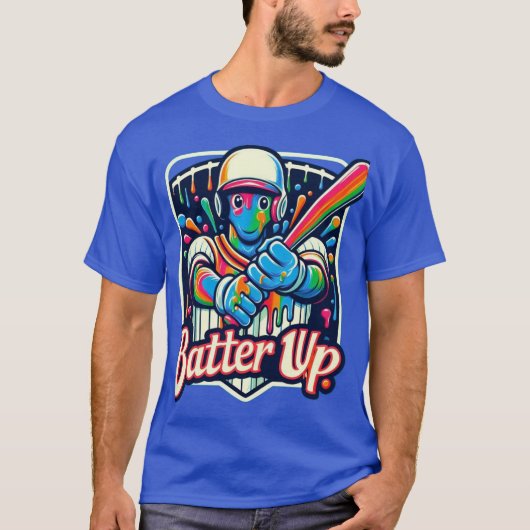 Batter omhoog t-shirt (Voorkant)