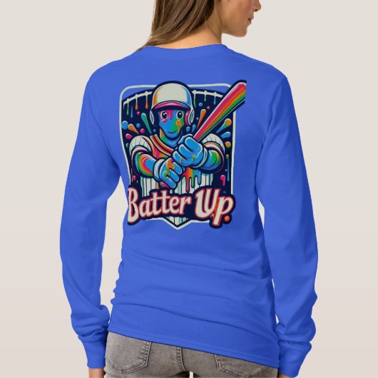 Batter omhoog t-shirt (Achterkant)