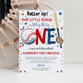 Batter onze kleine Rookie honkbal 1e verjaardag Kaart