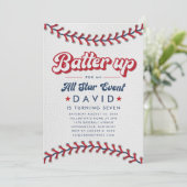 Batter Up All Star Evenement Honkbal Kaart (Staand voorkant)