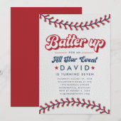Batter Up All Star Evenement Honkbal Kaart (Voorkant / Achterkant)