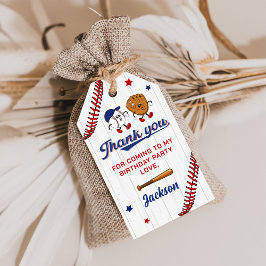  Batter Up Baseball Verjaardag Gift Label Cadeaulabel