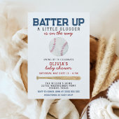 Batter Up Honkbal Baby shower Kaart