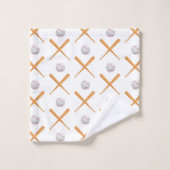 Batter up honkbal sport patroon bad handdoek (Wasdoekje)