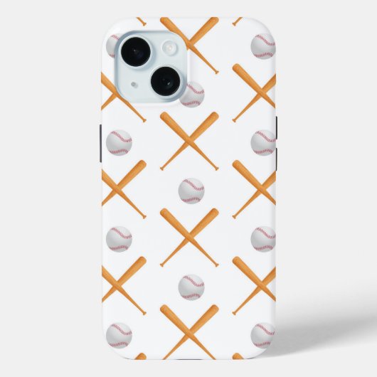 Batter up honkbal sport patroon Case-Mate iPhone case (Achterkant)