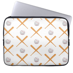 Batter up honkbal sport patroon laptop sleeve