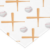 Batter up honkbal sport patroon medium tafelloper (Hoek)