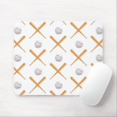 Batter up honkbal sport patroon muismat (Met muis)