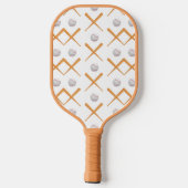 Batter up honkbal sport patroon pickleball paddle (Achterkant)