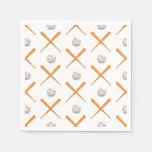 Batter up honkbal sport patroon servet