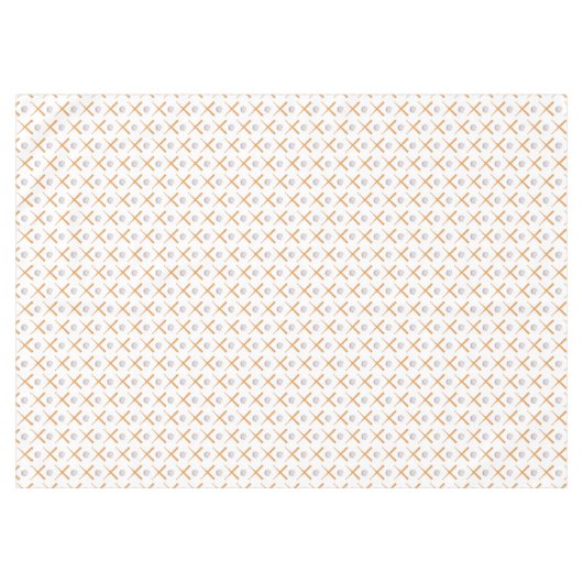 Batter up honkbal sport patroon tafelkleed (Voorkant (Horizontaal))