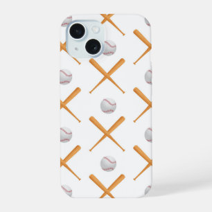 Batter Up Honkbal Sportpatroon iPhone 15 Case