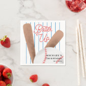 Batter up honkbal thema verjaardagsfeestje servet (Insitu)