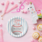 Batter Up Jongens Honkbal Thema Verjaardagsfeest Papieren Bordje (Feest)