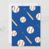 Batter Up Little Rookie Schattige Honkbal 1e Verja Kaart (Achterkant)