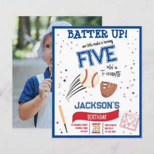 Batter Up Rookie Baseball Budget Foto Verjaardag