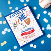 Batter Up Rookie Honkbal Budget 1e Verjaardag