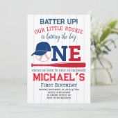 Batter up Rookie van het Jaar Honkbal Kaart (Staand voorkant)