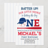 Batter up Rookie van het Jaar Honkbal Kaart (Voorkant / Achterkant)