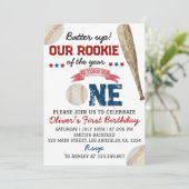Batter up Rookie van het jaar van de uitnodiging v (Staand voorkant)