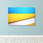 Battered Building-Minimal Abstract by STaylor Canvas Afdruk (Insitu (Houten vloer))
