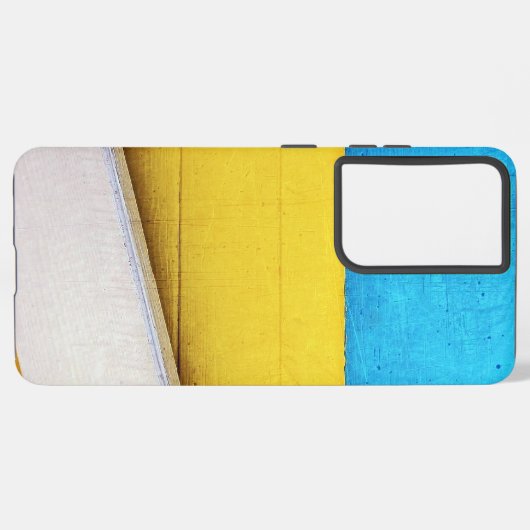 Battered Building-Minimal Abstract by STaylor Samsung Galaxy Hoesje (Linkerkant)