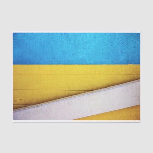 Battered Building-Minimal Abstract by STaylor Tissuepapier (Voorkant)