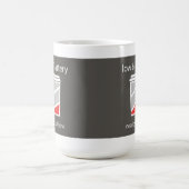 Batterij bijna leeg Heeft cafeïne nodig mok (Center)