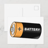 Batterij Briefkaart (Voorkant / Achterkant)