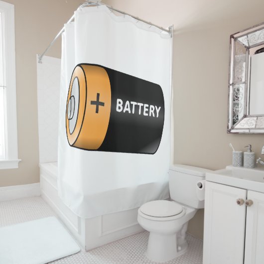 Batterij Douchegordijn (In situ)