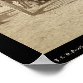 Batterij E van 1e Artillerie & Hotchkiss Pistool S Poster (Hoek)