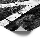 Batterij en oude Castle Garden Poster (Hoek)