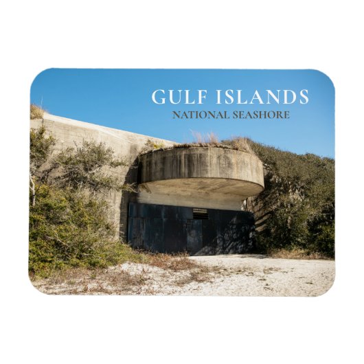 Batterij Langdon, Fort Pickens, Gulf Islands NS Magneet (Horizontaal)