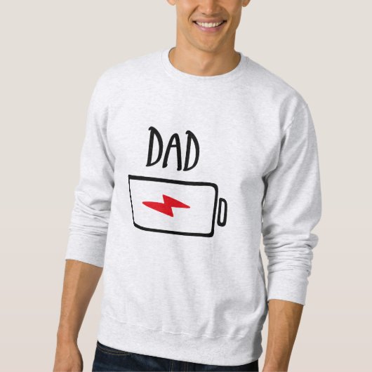 Batterij leeg – Papa Trui (Voorkant)