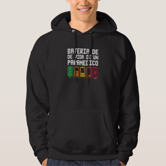 Batterij Levensduur Van Een Paramedicus Hoodie (Voorkant)