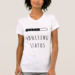 Batterij met status bijna leeg toevoegen t-shirt