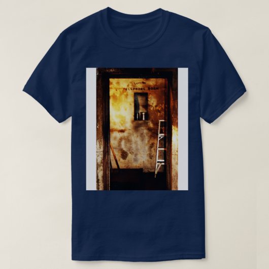 Batterij Misjler Telefoonkamer T-shirt (Design voorkant)
