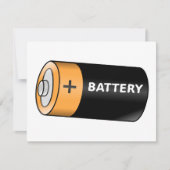 Batterij Notitiekaartje (Voorkant)
