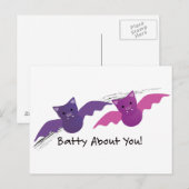 Batterij over vleermuizen briefkaart (Voorkant / Achterkant)