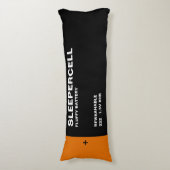 Batterij parodie Lichaamskussen (Voorkant Verticaal)