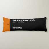 Batterij parodie Lichaamskussen (Voorkant)